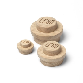 Wandhaak Lego Wooden Collection Beige (3-Delig)