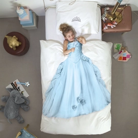 Bettwäsche SNURK Princess Blue Perkal
