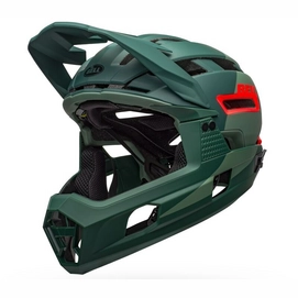 Full-Face-Helm Bell Super Air R Spherical Matte Gloss Green Infrared