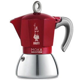 Kaffeemaschine Bialetti Moka Induction Red 6-kops