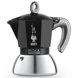 Kaffeemaschine Bialetti Moka Induction Black 2-kops