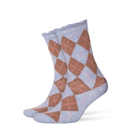Sokken Burlington Ladywell Diamond SO Lightblue