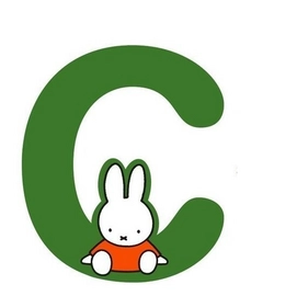 Decoratieletter Nijntje C