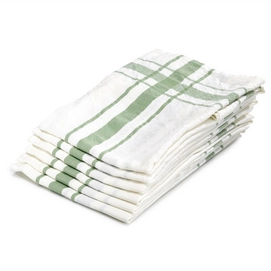 Tea Towel Libeco Camaret Green Linen (Set of 6)
