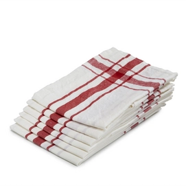 Tea Towel Libeco Camaret Red Linen (Set of 6)