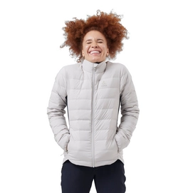 Jacke Odlo Jacket Insulated Ascent N-Thermic Hybrid Women Silver Cloud