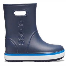 Regenlaars Crocs Kids Crocband Rain Boot Navy Bright Cobalt