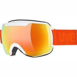 Skibrille Uvex Downhill 2000 CV White Matt Orange