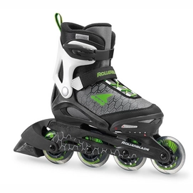 Inline-Skates Rollerblade Cube Set Black Green Kinder
