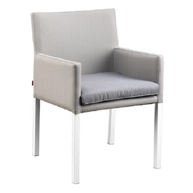 Tuinstoel Suns Antas Matt White / Taupe Grey (set van 2)