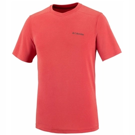 T-Shirt Columbia Sun Ridge Novelty Short Sleeve V-Neck Super Sonic Herren