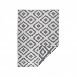 Buitenkleed Miloo Home Malta Grey Cream (160 x 230 cm)