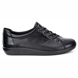 Lace-Up Shoes ECCO Women Soft 2.0 Low Black Feather Black Sole-Shoe size 37