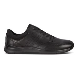Sneakers ECCO Men Irving Black Santiago Textile-Shoe size 42