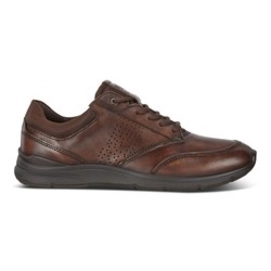 Sneakers ECCO Men Irving Cocoa Brown Coffee Endor Textile-Shoe size 39