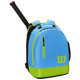 Tennisrucksack Wilson Youth Backpack Blue Lime