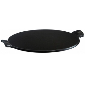 Pizzasteinplatte Emile Henry Flach Fusain 37 cm