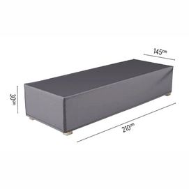 Loungebedhoes AeroCover Anthracite (210 x 145 x 30 cm)
