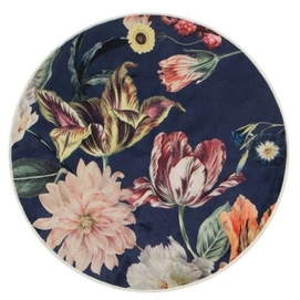 Teppich Essenza Filou Finest Round Dark Blue Floral (180 cm)