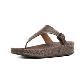 FitFlop Superjelly Cheetah Brown