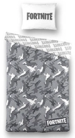 Dekbedovertrek Fortnite Grey Katoen