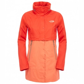 Manteau The North Face Fran Zip Off Fiery Red Radiant Orange