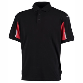 Werkpolo Ballyclare Unisex Capture Identity Duo Polo Shirt Aaron Black Red-L