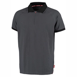 Werkpolo Ballyclare Unisex 365 Polo Shirt With Moisture Management And Quarter Zip   Charcoal-L