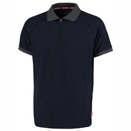 Werkpolo Ballyclare Unisex 365 Polo Shirt With Moisture Management And Quarter Zip   Navy