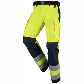 Werkbroek Ballyclare Unisex Capture Protective Multi-Hazard High Visibility Trouser Florian Yellow Navy