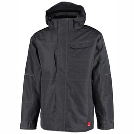 Werkjas Ballyclare Unisex 365 Waterproof Winter Jacket With Removable Hood   Charcoal