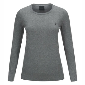 Trui Peak Performance Women Classic Crew Neck Grey Melange