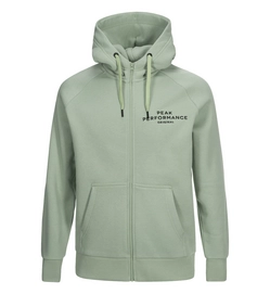 Vest Peak Performance Men Logo Zipped Hood Downy Green
