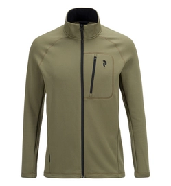 Fleecejacke Peak Performance Waitara Soil Olive Herren