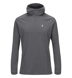 Trui Peak Performance Men Power Hooded Jersey Grey Melange