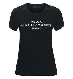 T-shirt Peak Performance Women Logo Tee Short-Sleeved Black