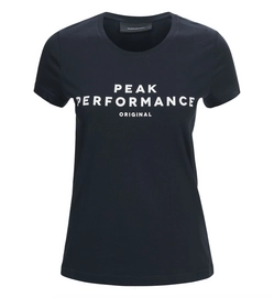 T-shirt Peak Performance Women Logo Tee Short-Sleeved Salute Blue