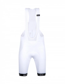 Fietsbroek Santini Gara 2.0 Bib-Shorts Git Pad White