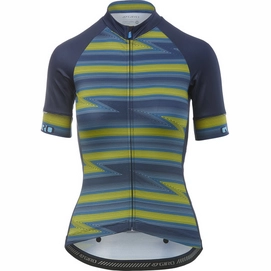 Fietsshirt Giro Women Chrono Expert Midnight Blue Heatwave