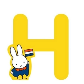 Decoratieletter Nijntje H