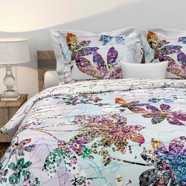 Dekbedovertrek Heckett & Lane Pure Cotton Nadie Orchid Purple Katoen