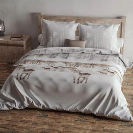 Dekbedovertrek Heckett Lane Delmar Fog Natural Flanel