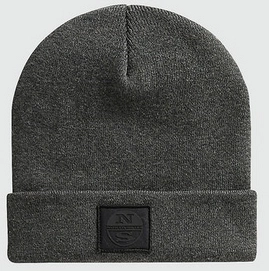 Muts North Sails Men Recycled Blended Cotton Beanie Dark Grey Melange