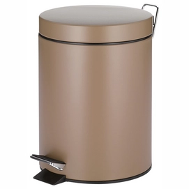 Prullenbak Kela Marino Pedaal Silent Close 5L Taupe