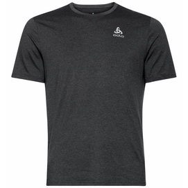 Sportshirt Odlo Men SS Crew Neck Run Easy 365 Black Melange