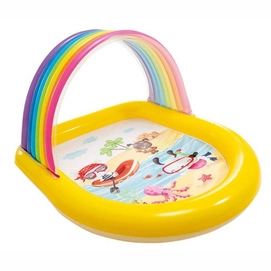 Kinderschwimmbecken Intex Rainbow Arch Spray Gelb