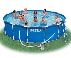 Zwembad Intex Metal Frame 457 x 107 cm Met Filterpomp