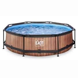 Swimming Pool EXIT Toys Timber Style Ø300 cm + Filter Pump