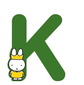 Decoratieletter Nijntje K
