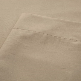 Laken Kayori Shizu Taupe (Percal)-160 x 260 cm (1-persoon)